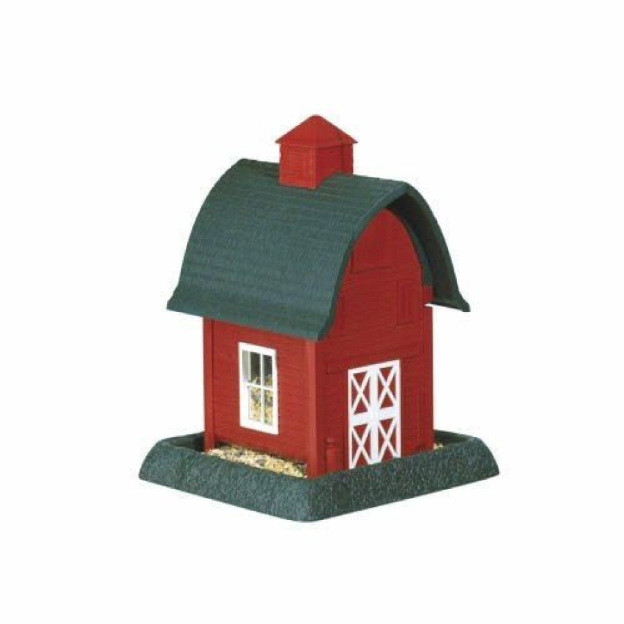 Backyard Birds & Wildlife * | North States Small Red Barn Wild Birdfeeder 9081 Wild Bird Feeders