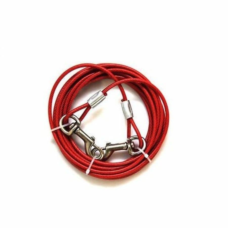 Dogs * | Various Brands Medium Dog Tie Out Cable, 10 381610 Dog Houses & Kennels