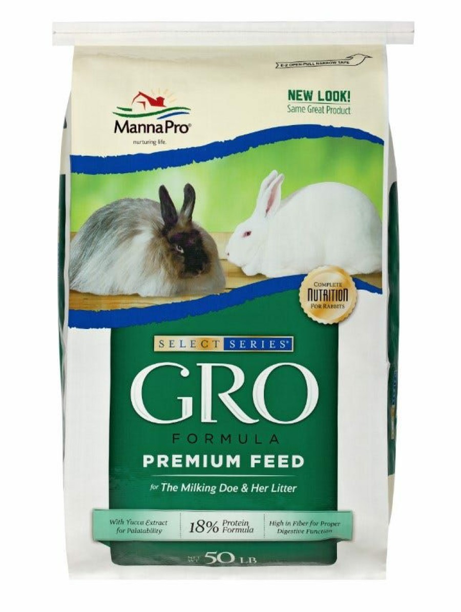 Small Animals * | Mannapro Manna Pro Select Series Gro Formula Rabbit Feed, 50 Lb. Bag