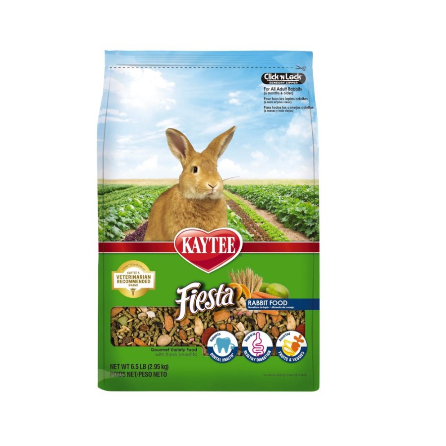 Small Animals * | Kaytee Fiesta Rabbit Feed 6.5 Lb. Bag 100037198 Small Animal Feed & Treats