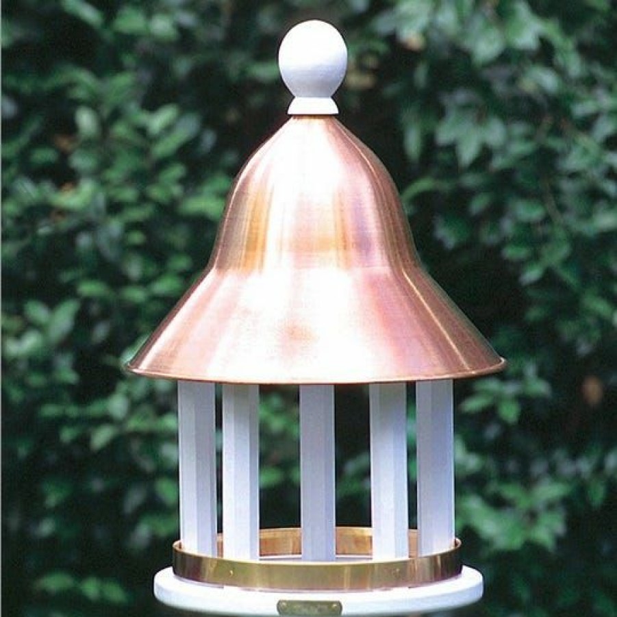 Backyard Birds & Wildlife * | Good Directions Bell Bird Feeder With Polished Roof 42513 Wild Bird Feeders