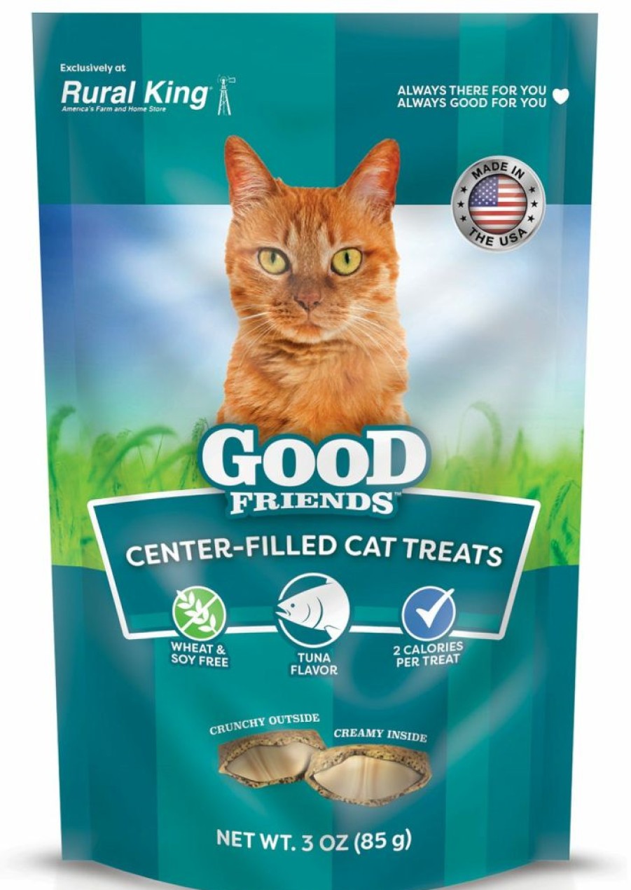 Cats * | Good Friends Center Filled Cat Treats Tuna Flavor 3 Oz. Pouch