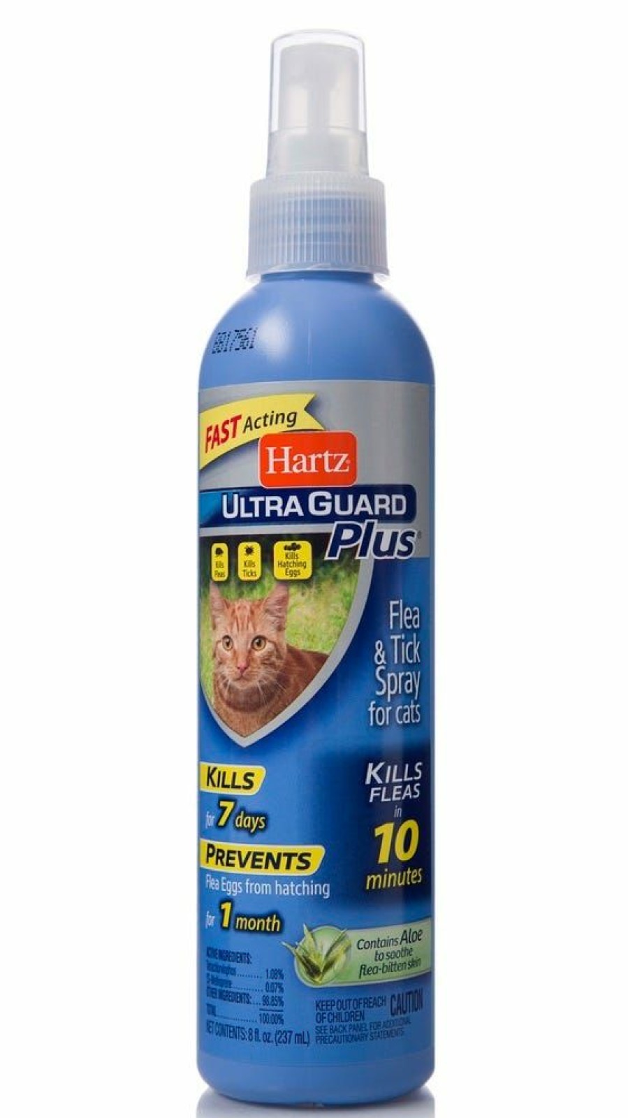 Cats * | Hartz Ultraguard Plus Flea & Tick Spray Cat 8 Oz (3270001864.2) Cat Flea & Tick