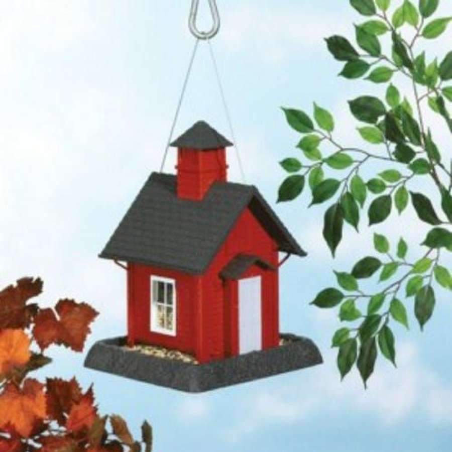 Backyard Birds & Wildlife * | North States Small School House Wild Birdfeeder 9084 Wild Bird Feeders