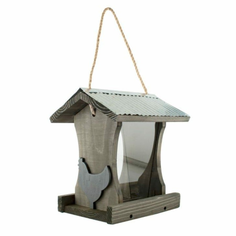 Backyard Birds & Wildlife * | Rustic Farms Tall Hopper Feeder 28708 Wild Bird Feeders