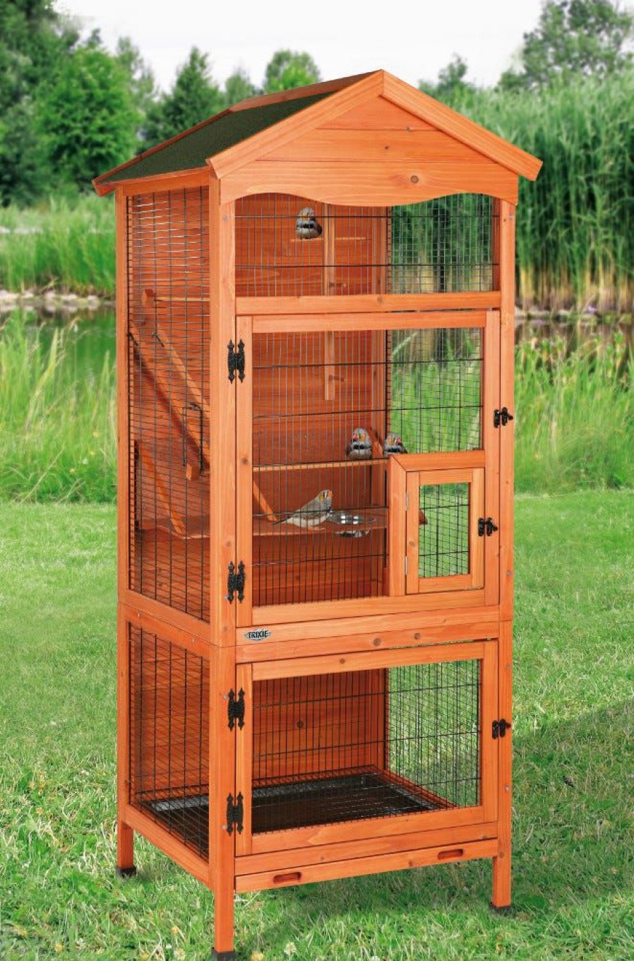 Backyard Birds & Wildlife * | Trixie Pet Aviary Bird House 55951 Wild Bird Feeders