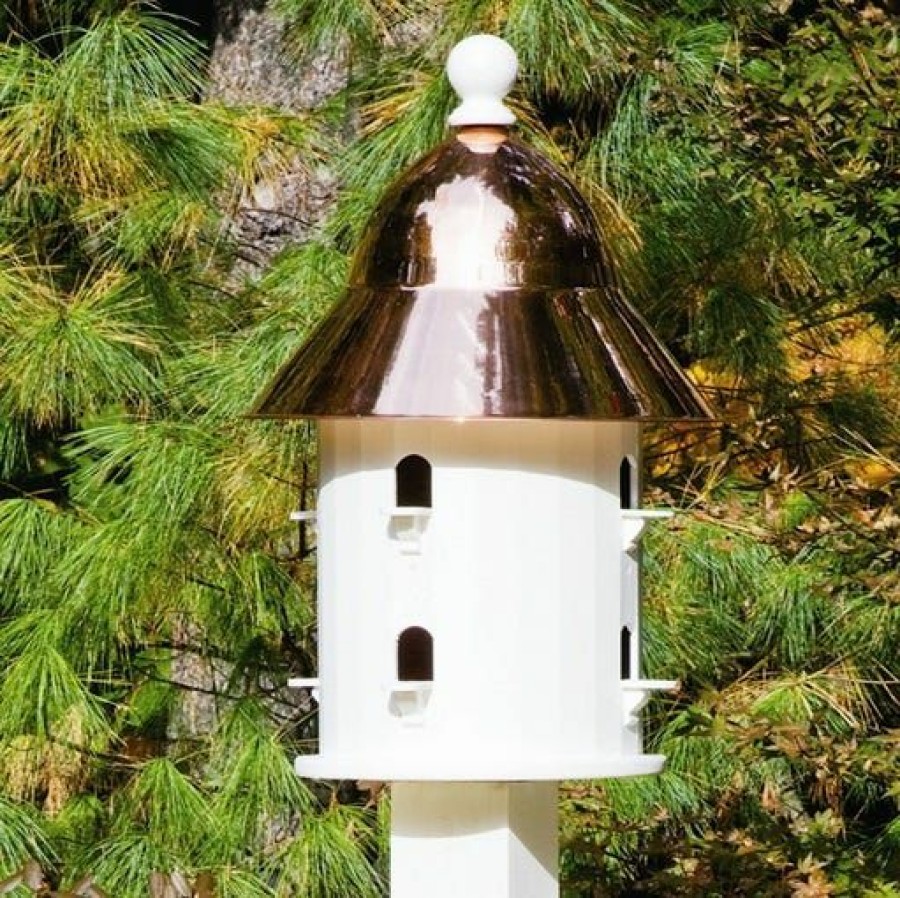 Backyard Birds & Wildlife * | Good Directions Bell Bird House With Polished Roof 42413 Wild Bird Houses