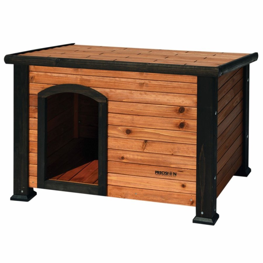 Dogs * | Precision Pet Products Precision Outback Log Cabin, Small 7027001 Dog Houses & Kennels