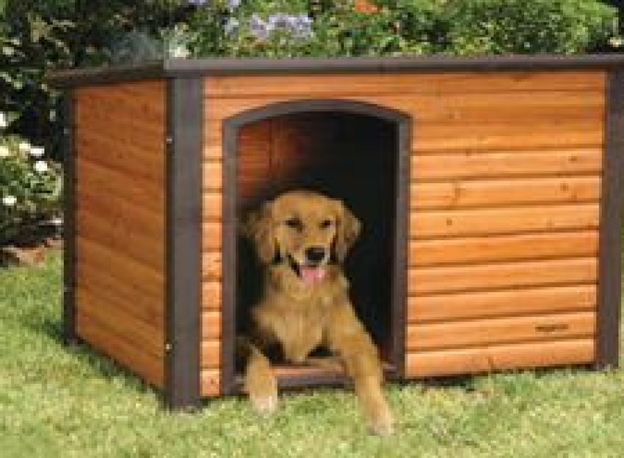 Dogs * | Precision Pet Products Precision Outback Log Cabin, Small 7027001 Dog Houses & Kennels