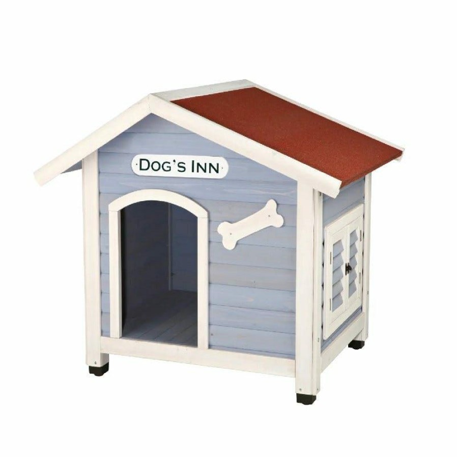 Dogs * | Trixie Pet Dog'S Inn Solid Pine Dog House 39513 Dog Houses & Kennels