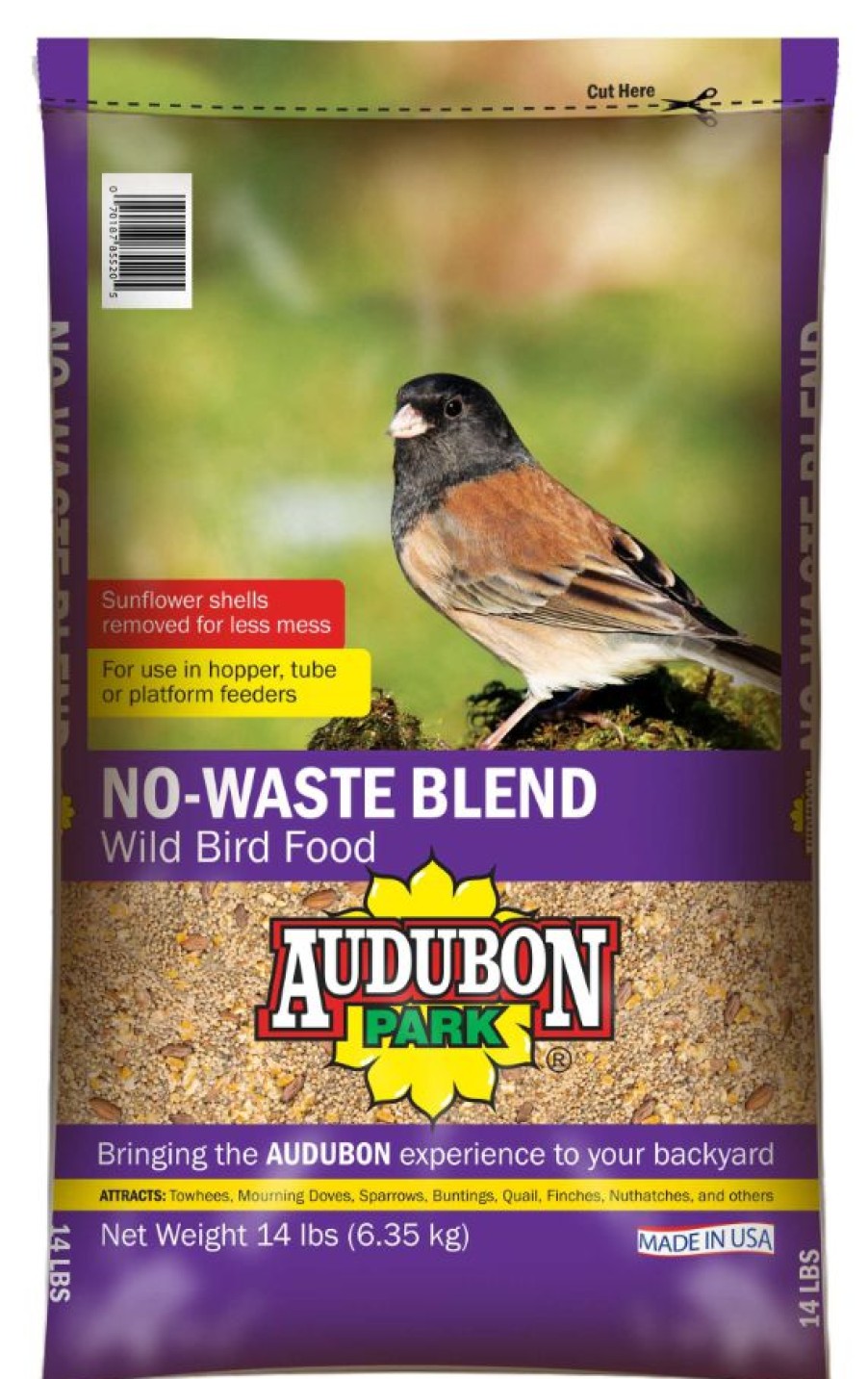 Backyard Birds & Wildlife * | Audubon Park No Waste Blend Premium Wild Bird Food, 14 Lb. Bag Bird Seed & Food