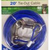 Dogs * | Various Brands Medium Dog Tie-Out Cable, 20 381620 Dog Houses & Kennels