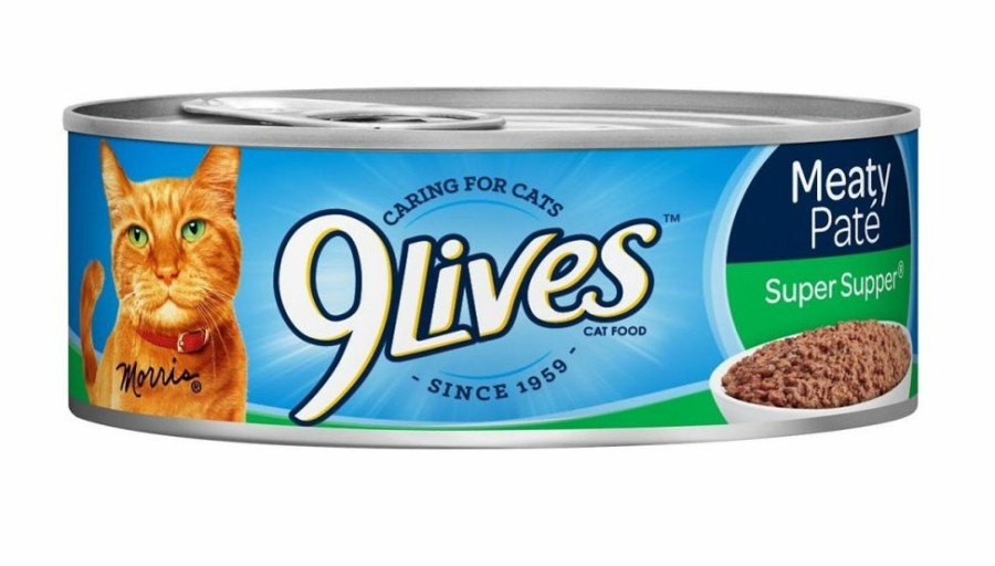 Cats * | 9 Lives 9Lives Meaty Pate Super Supper Canned Cat Food, 5.5 Oz. Can Wet Cat Food