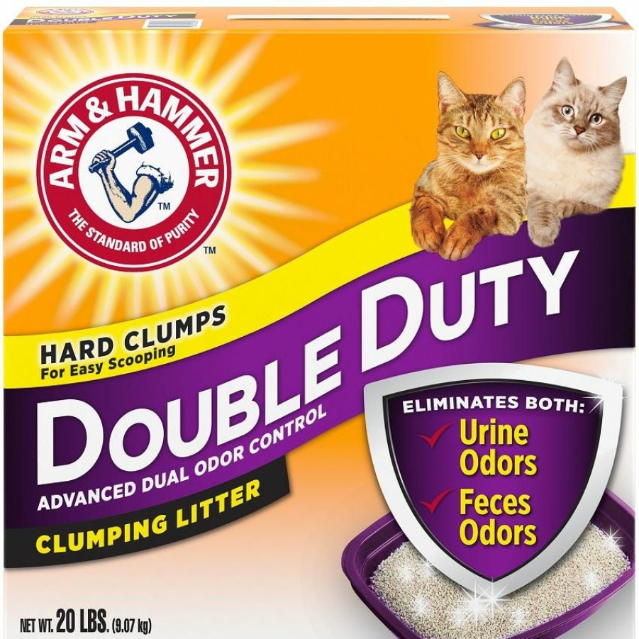 Cats * | Arm & Hammer Double Duty Clumping Litter 20 Lbs Cat Litter