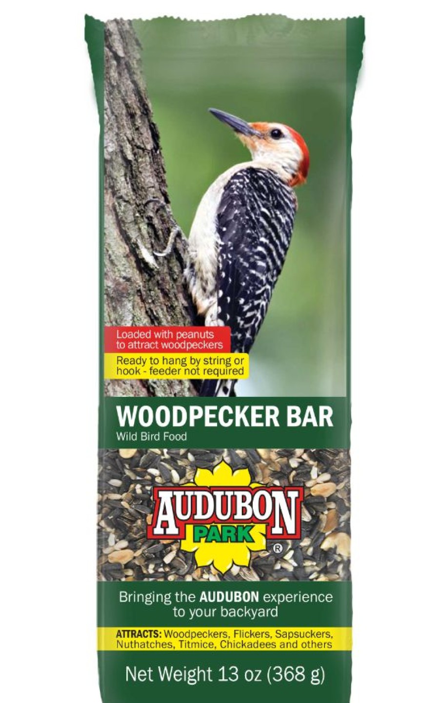 Backyard Birds & Wildlife * | Audubon Park Morning Song Woodpecker Bar Wild Bird Food, 13Oz 12769 Bird Seed & Food