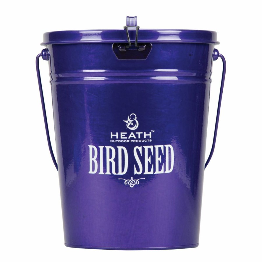 Backyard Birds & Wildlife * | Heath Outdoors A Bucket And A Peck Bird Seed Storage Can 21702 Bird Seed & Food