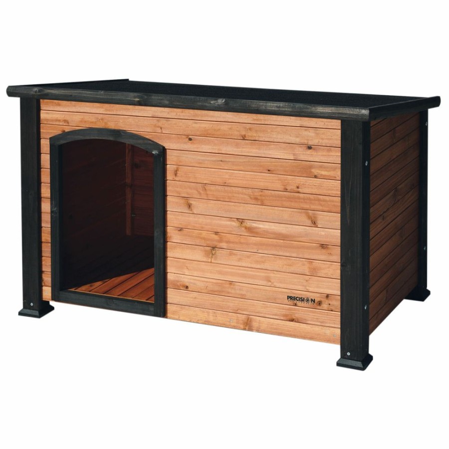 Dogs * | Precision Pet Products Precision Outback Log Cabin, Medium 7027012 Dog Houses & Kennels