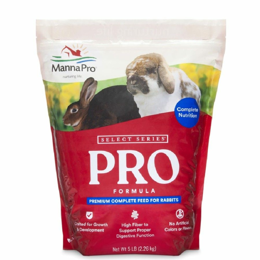 Livestock & Fencing * | Manna Pro Select Series Pro Formula Rabbit Feed, 5 Lb. Bag 1030019