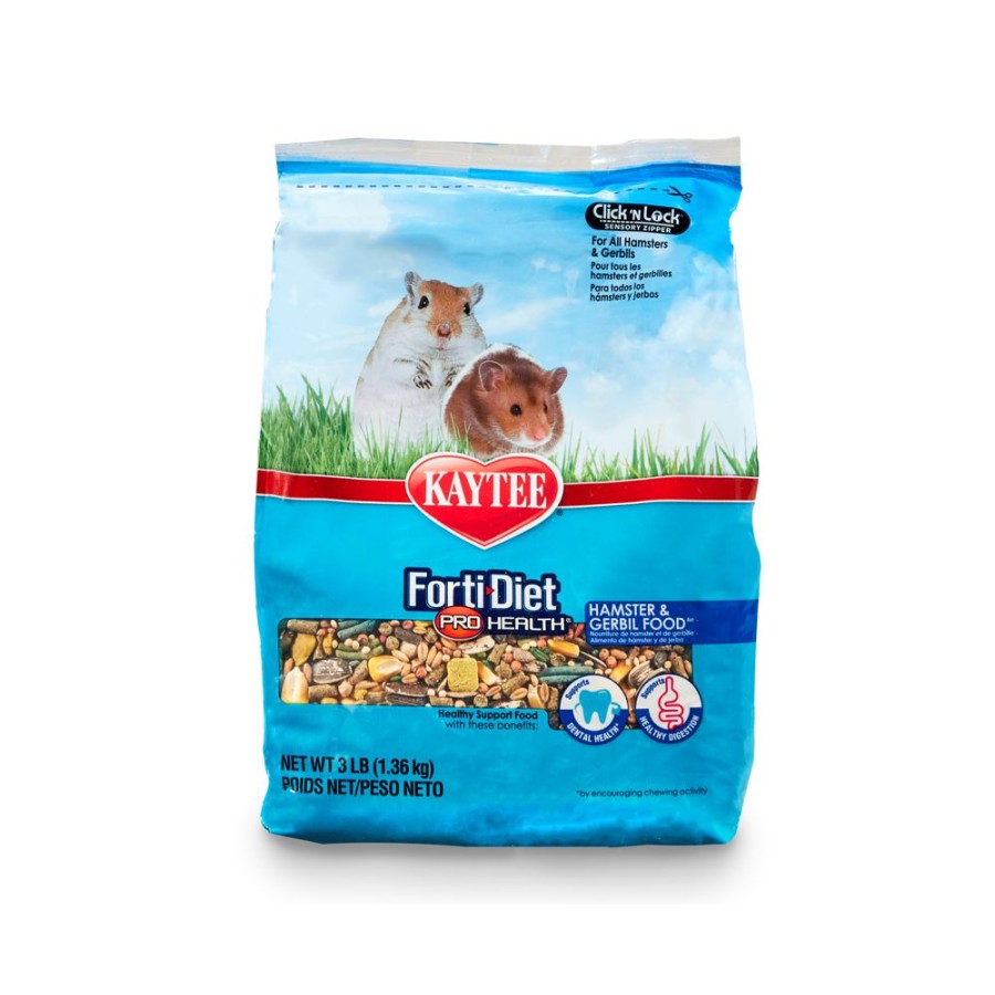 Small Animals * | Kaytee Forti-Diet Pro Health Hamster & Gerbil Food, 5 Lb. Bag 100502074 Small Animal Feed & Treats