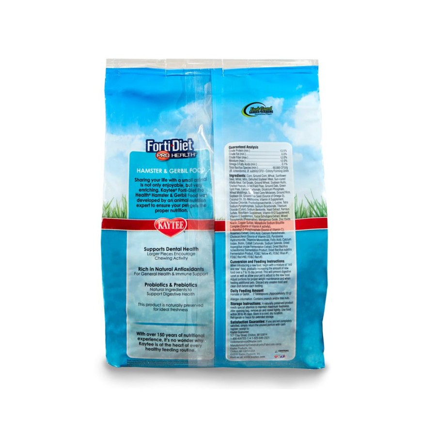 Small Animals * | Kaytee Forti-Diet Pro Health Hamster & Gerbil Food, 5 Lb. Bag 100502074 Small Animal Feed & Treats