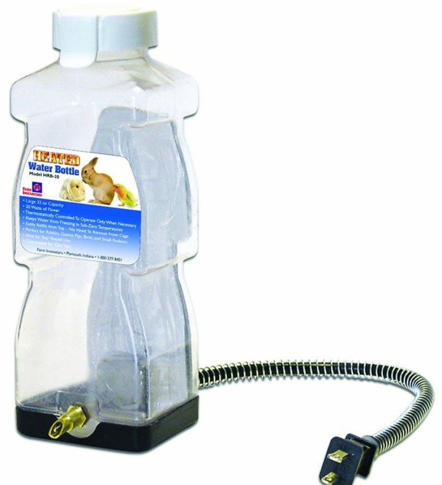 Small Animals * | Farm Innovators Heated Water Bottle For Small Animals 32 Oz. Hrb-20 Rabbit Starter Kits