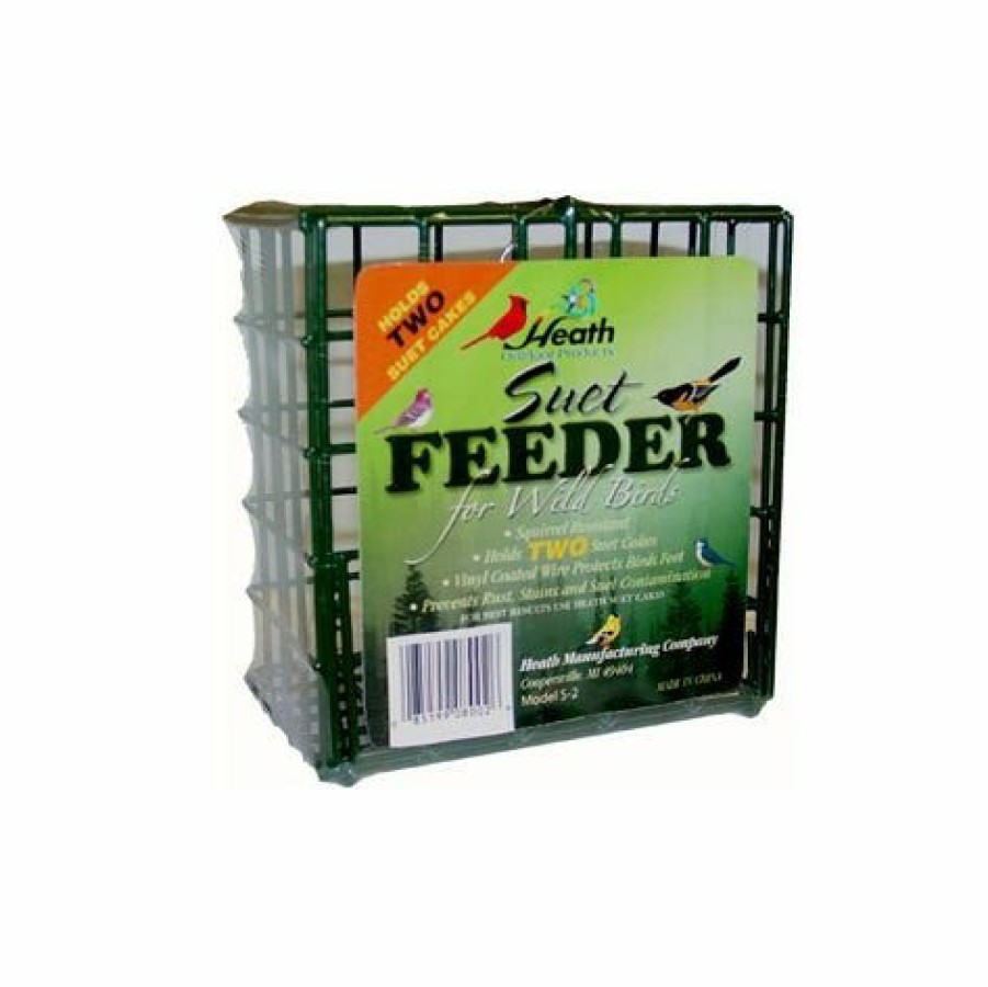 Backyard Birds & Wildlife * | Heath Double Suet Feeder S-2 Wild Bird Feeders