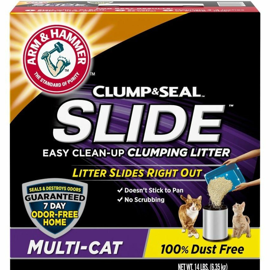 Cats * | Arm & Hammer Slide Cat Litter 14 Lbs