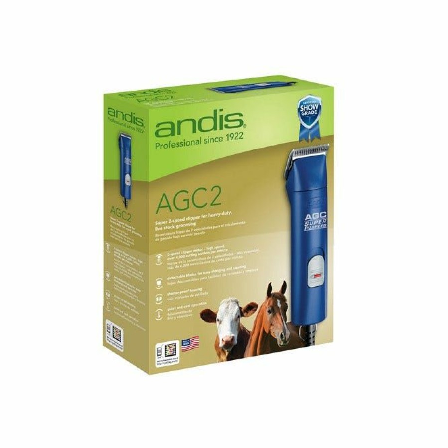 Dogs * | Andis Agc 2-Speed Clipper With 10 Blade 22445 Clippers & Shears