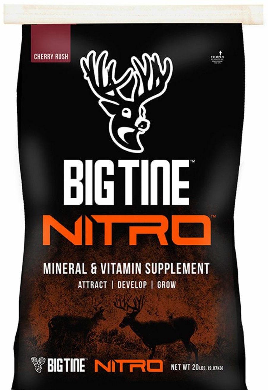 Backyard Birds & Wildlife * | Big Tine Nitro Granular Mineral & Vitamin Supplement, 20 Lb Deer Feed