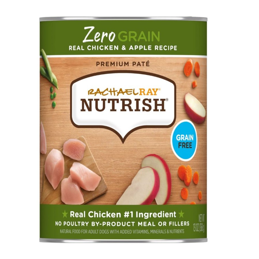 Dogs * | Rachael Ray Nutrish Zero Grain Real Chicken & Apple Recipe, Wet Dog Food, 13 Oz.