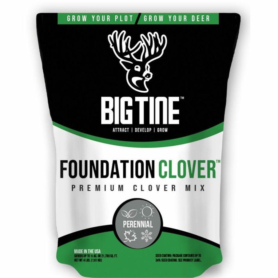 Backyard Birds & Wildlife * | Big Tine Foundation Clover, Premium Clover Mix 4 Lb Deer Feed