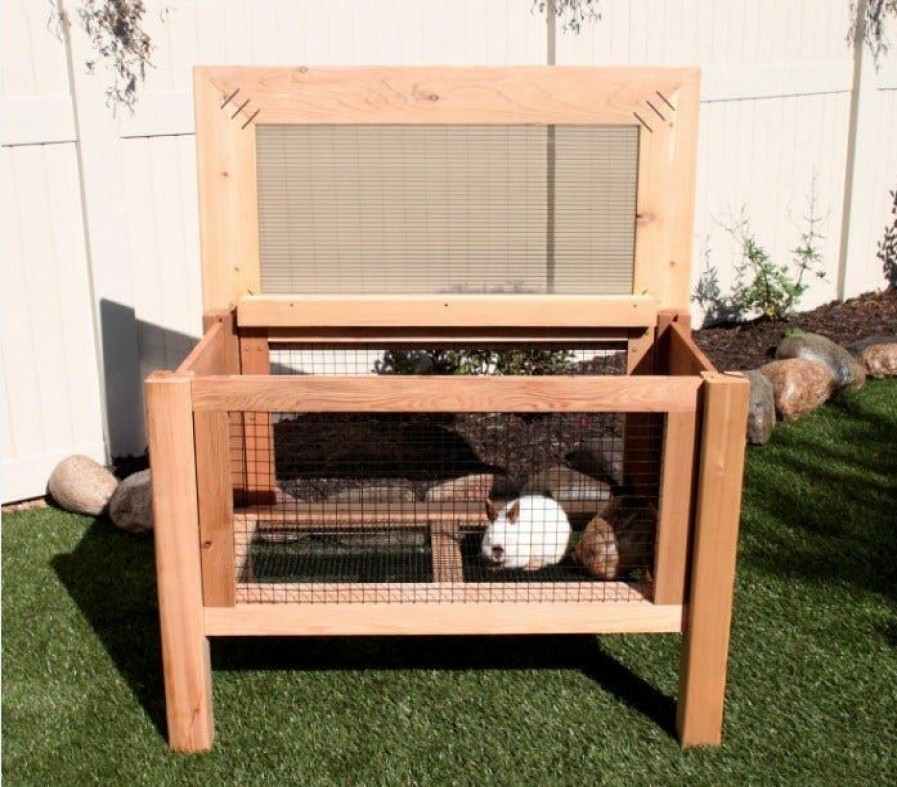 Small Animals * | Gronomics Rabbit Hutch Rh 24-45 Small Animal Hutches