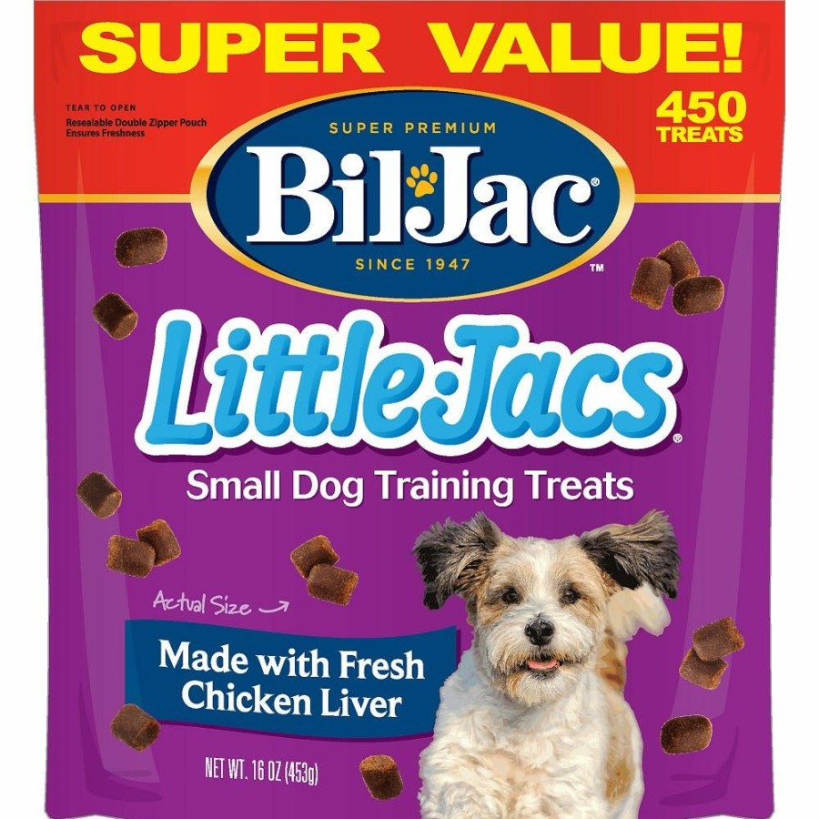 Dogs * | Bil-Jac Little Jacs Small Dog Training Treats, Chicken And Liver Flavor, 1 Lb. Bag 319020 Dog Treats