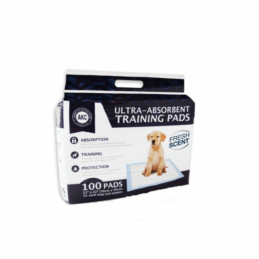 Dogs * | American Kennel Club Training Pads, 100 Count Pack Dog Training & Behavior