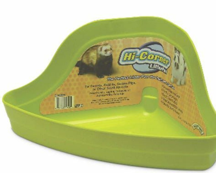 Small Animals * | Super Pet High Corner Litter Pan 100079480 Small Animal Bedding & Litter