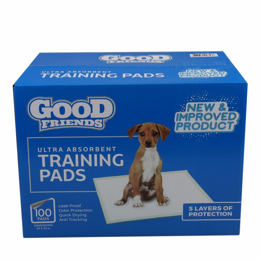 Dogs * | Good Friends Puppy Housebreaking Pads, 100 Count Pack Dog Training & Behavior