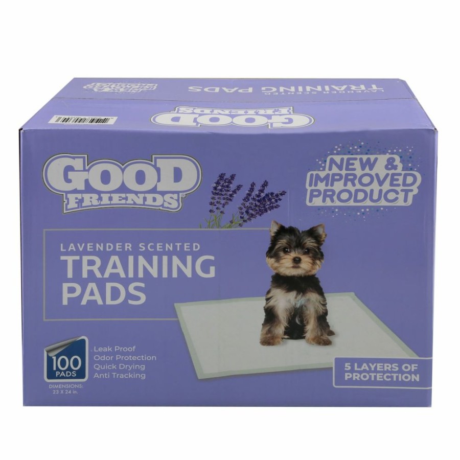 Dogs * | Good Friends Training Pads,Scented, 100 Count Pack Dog Training & Behavior