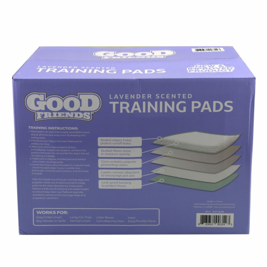 Dogs * | Good Friends Training Pads,Scented, 100 Count Pack Dog Training & Behavior