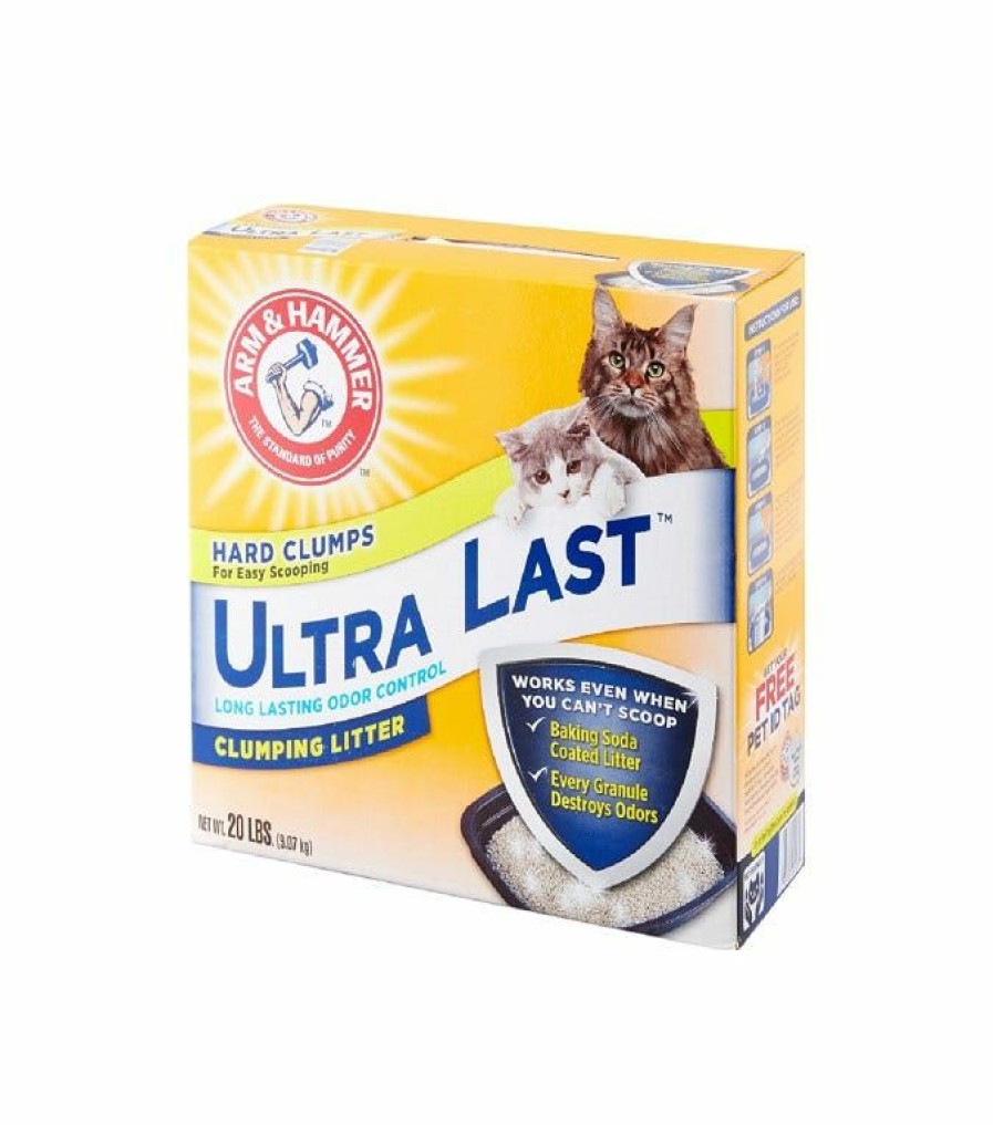 Cats * | Arm & Hammer Ultra Last Ultra Scented Clumping Clay Cat Litter 26Lb 02306