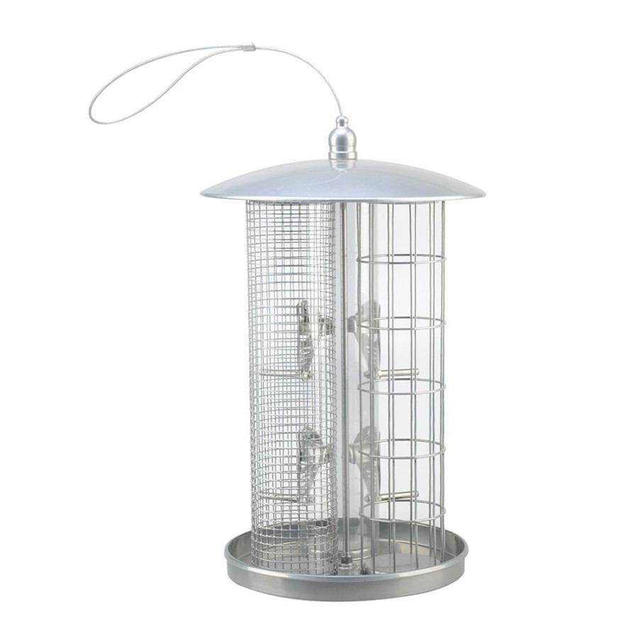 Backyard Birds & Wildlife * | Farm Pro Triple Bird Feeder Wild Bird Feeders