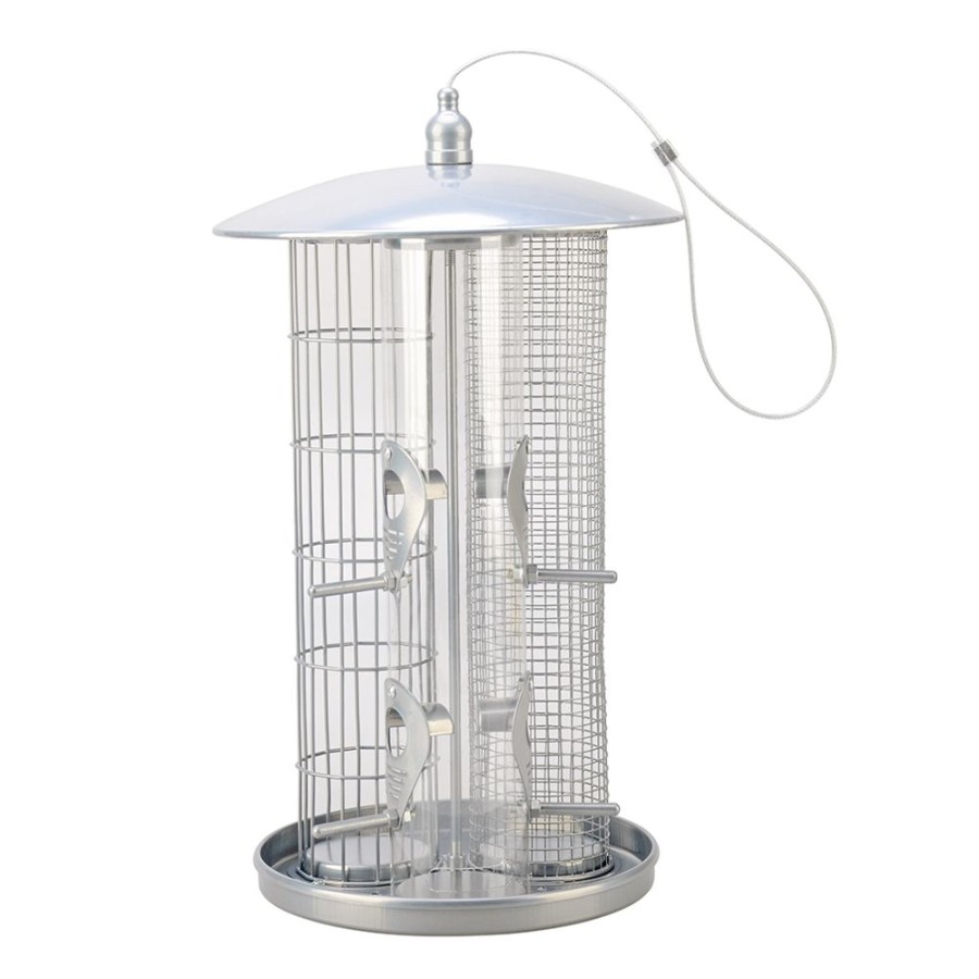 Backyard Birds & Wildlife * | Farm Pro Triple Bird Feeder Wild Bird Feeders