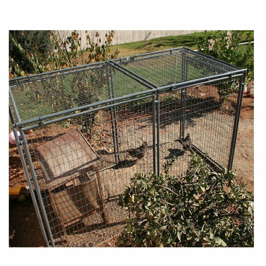 Dogs * | Rugged Ranch Welded Wire Top For 5 X 10 Galvanized Kennel Dg510Gvwt Dog Houses & Kennels