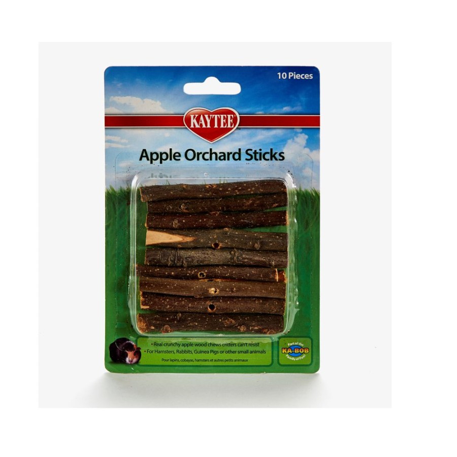 Small Animals * | Kaytee Apple Orchard Sticks, 10Count Pack 100079278 Small Animal Feed & Treats