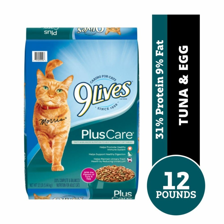 Cats * | 9 Lives 9Lives Plus Care Dry Cat Food, 12 Lb. Bag