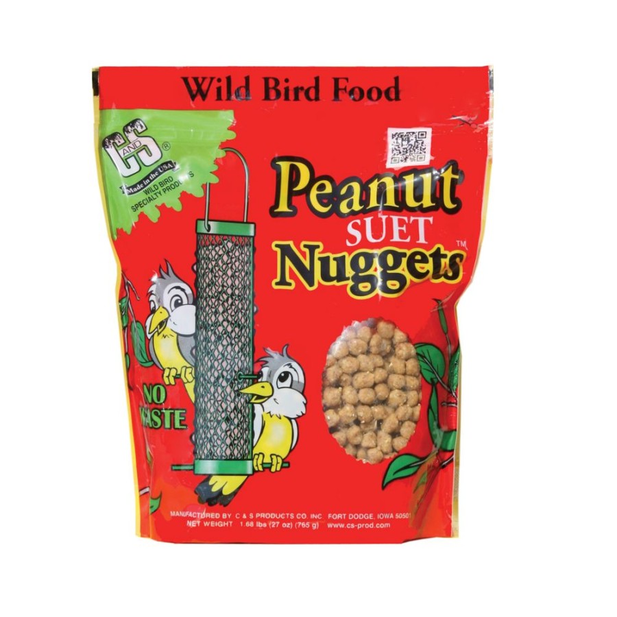 Backyard Birds & Wildlife * | C&S Products C&S No Melt And Waste Free Peanut Suet Nuggets, 27 Oz. Resealable Bag Bird Seed & Food