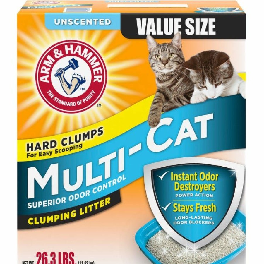 Cats * | Arm & Hammer Multicat Litter Unscented 2304