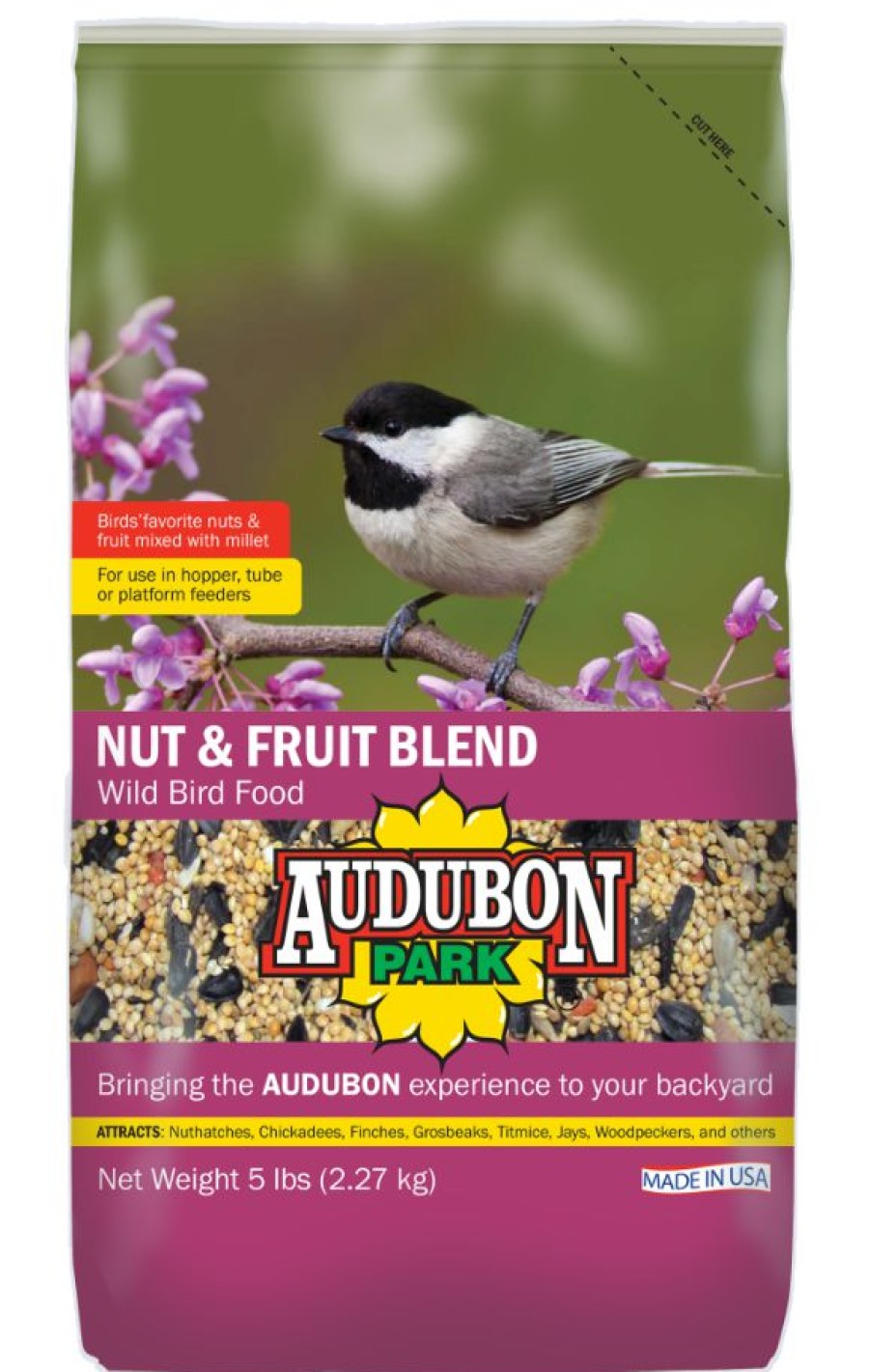 Backyard Birds & Wildlife * | Audubon Park Nut And Fruit Wild Bird Food 5 Lb. Bag Bird Seed & Food