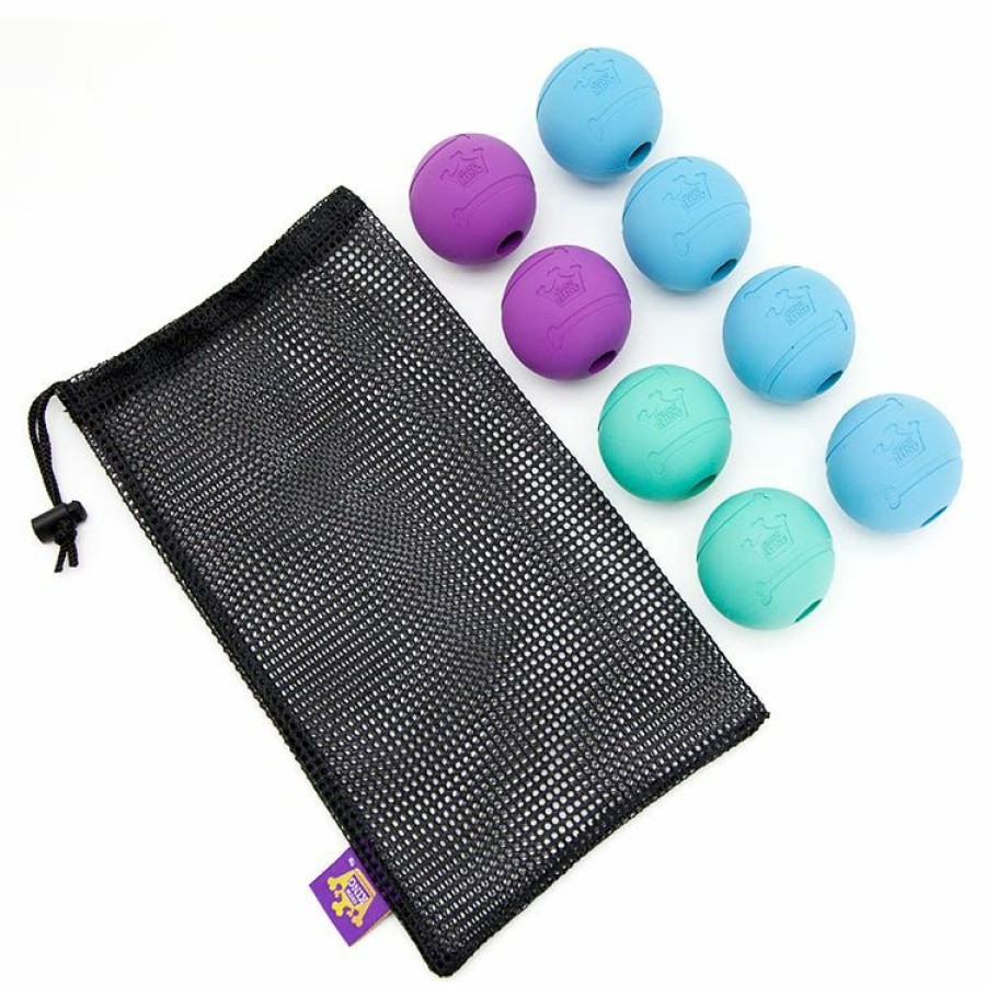 Dogs * | Chew King 2.5 Inch Value Pack Rubber Balls (8-Pack) Cm-0264-Cs06 Dog Toys