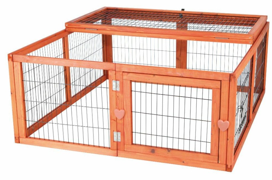 Small Animals * | Trixie Pet Outdoor Run With Mesh Cover For Trixie'S Rabbit Hutches Medium 62281 Small Animal Hutches