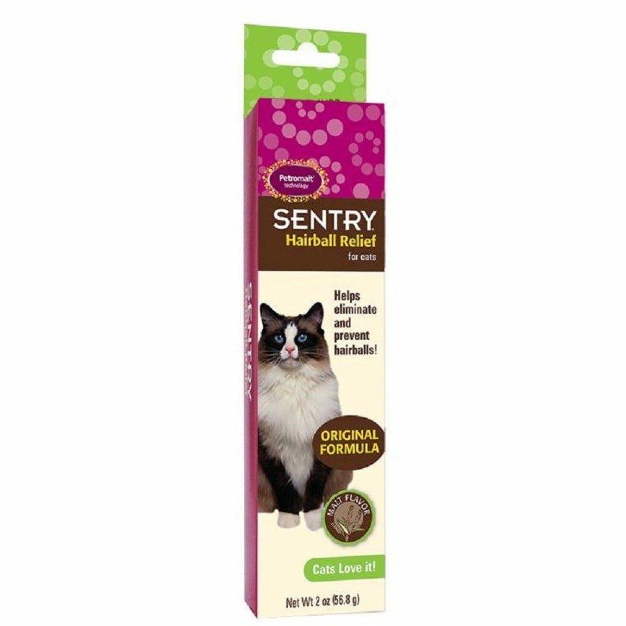 Cats * | Sentry Hairball Relief Malt Flavor 2 Oz 11401 Cat Health & Grooming